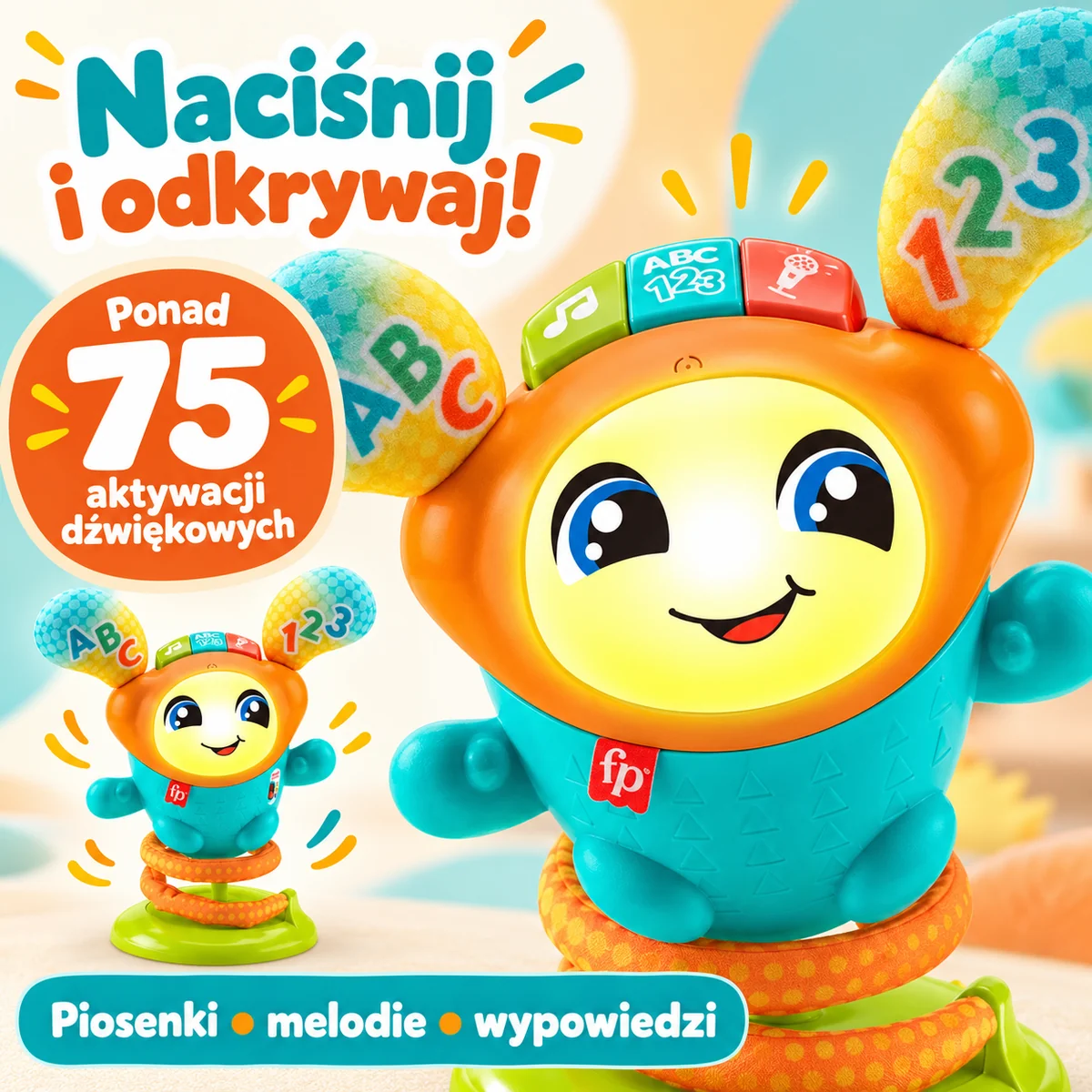 Taneczny DJ HND41: ponad 75 aktywacji dźwiękowych