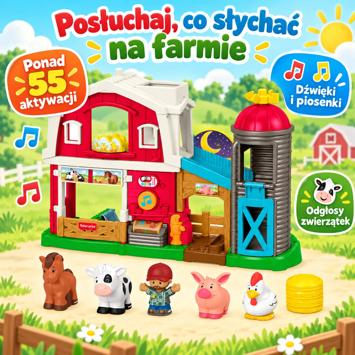 Farma JGX10: ponad 55 aktywacji, dźwięki, piosenki i odgłosy zwierzątek