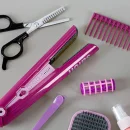 Zestaw fryzjerski dla dzieci suszarka prostownica 16 elementów