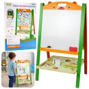 Dwustronna Tablica Edukacyjna Magnetyczna Kredowa 2w1 Pisak Litery Liczby