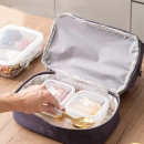 Torba Termiczna Izolacyjna Śniadaniowa Pas z Regulacją Fioletowa 27cm