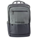 Plecak Miejski Biznesowy USB Kieszeń Na Laptopa Czarno Szary 16L 41cm