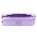 Piórnik Szkolny Organizer Jednokomorowy Fioletowy 21,5cm