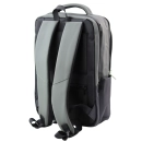 Plecak Miejski Biznesowy USB Kieszeń Na Laptopa Czarno Szary 16L 41cm