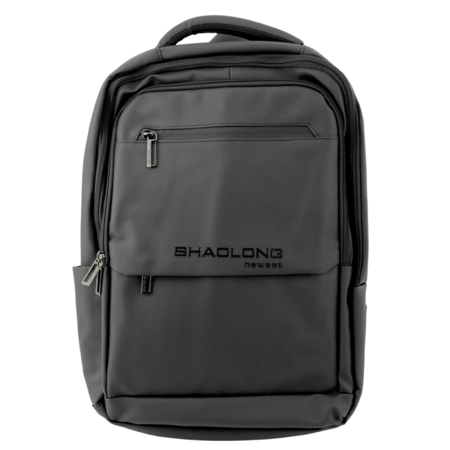 Plecak Miejski Biznesowy USB Kieszeń Na Laptopa Czarny 16L 41cm