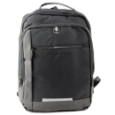 Plecak Biznesowy USB Kieszeń Na Laptopa Czarny 16L 45cm