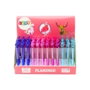 Długopis Z Flamingiem Diamenciki Niebieski Wkład 0.7mm Mix