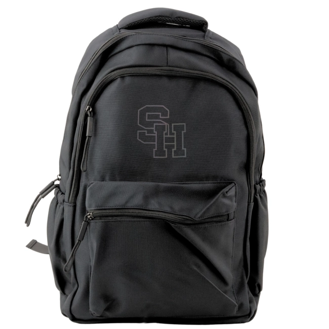 Plecak Szkolny Miejski Przegroda Środkowa SH Czarny 38cm 20L