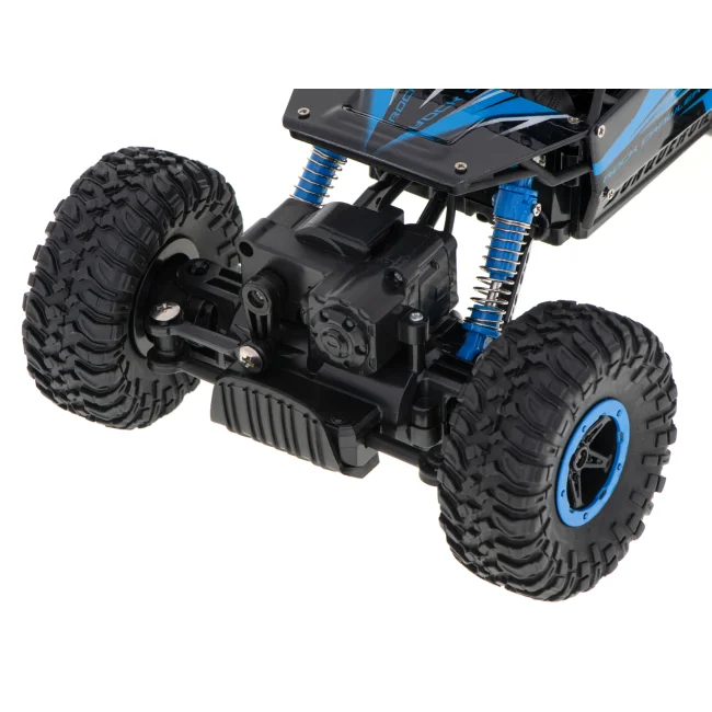 Samochód zdalnie sterowany na pilota RC Rock Crawler HB 2,4GHz 1:18 niebieski