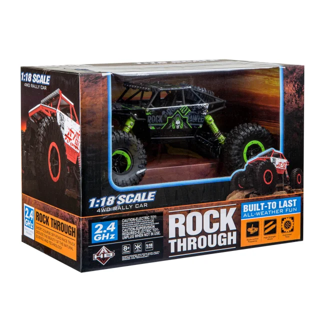 Samochód zdalnie sterowany na pilota RC Rock Crawler HB 2,4GHz 1:18 zielony