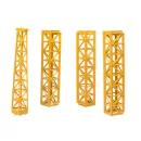 Dźwig Żuraw budowlany zdalnie sterowany  RC z hakiem 4CH 128cm