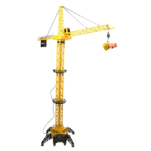 Dźwig Żuraw budowlany zdalnie sterowany  RC z hakiem 4CH 128cm