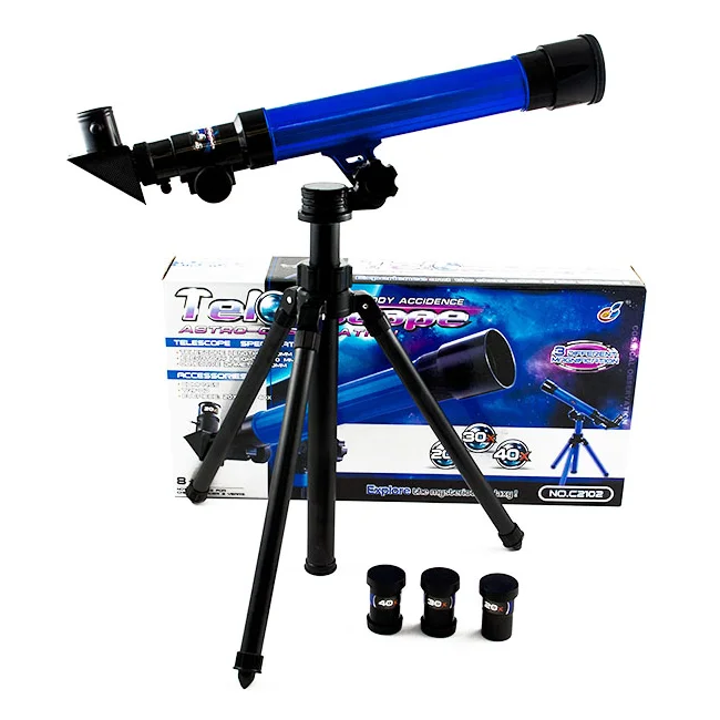 Teleskop edukacyjny ze statywem luneta obserwacyjna 20x 30x 40x