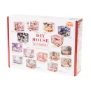 Domek dla lalek drewniany pokój dzienny model do złożenia LED DIY 3016 15,02cm