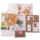 Domek dla lalek drewniany model do złożenia LED 19,5cm