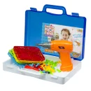 Wkrętarka wiertarka śrubki klocki konstrukcyjne 151 elementów