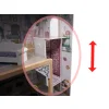 Domek dla lalek drewniany MDF mebelki 122cm XXL LED