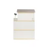 Domek dla lalek drewniany MDF mebelki 122cm XXL LED