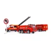 Transporter samolot + 3 auta straż pożarna