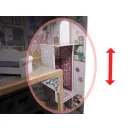 Domek dla lalek drewniany MDF mebelki 122cm XXL LED