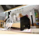 Domek dla lalek drewniany MDF mebelki 122cm XXL LED