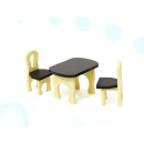 Domek dla lalek drewniany MDF mebelki 122cm XXL LED