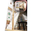 Domek dla lalek drewniany MDF mebelki 122cm XXL LED