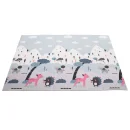 Mata edukacyjna dwustronna składana ulica las 177 x 198 x 1 cm