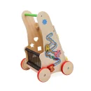Pchacz chodzik drewniany kostka edukacyjna 6w1