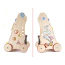 Pchacz chodzik drewniany kostka edukacyjna 6w1
