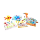 Wkrętarka wiertarka śrubki klocki konstrukcyjne 261 elementów