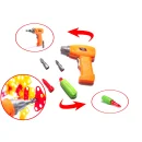 Wkrętarka wiertarka śrubki klocki konstrukcyjne 261 elementów