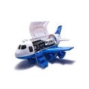 Transporter samolot + 3 auta policja