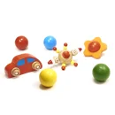 Tor kulkowy drewniany kulodrom montessori XXL