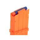 Karabin na piankowe strzałki bębenkowy + magazynek + 20 strzałek