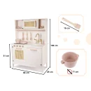 Kuchnia dla dzieci drewniana MDF retro z akcesoriami BOHO 100cm