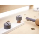 Warsztat z narzędziami drewniany na stoliku zestaw majsterkowicza