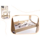 Warsztat z narzędziami drewniany na stoliku zestaw majsterkowicza