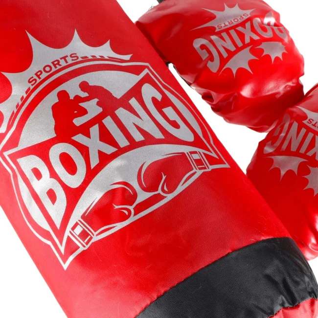 Worek bokserski i rękawice zestaw do boksowania
