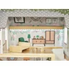 Domek dla lalek drewniany LULILO FLORO boho LED 78cm