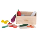 Warzywa drewniane do krojenia na magnes w skrzynce + akcesoria