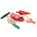 Warzywa drewniane do krojenia na magnes w skrzynce + akcesoria