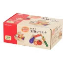 Warzywa drewniane do krojenia na magnes w skrzynce + akcesoria