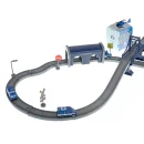 Kolejka elektryczna pociąg policja autka 92 elementy ~300cm