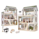 Domek dla lalek drewniany LULILO FLORO boho LED 78cm