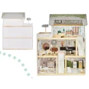 Domek dla lalek drewniany LULILO FLORO boho LED 78cm