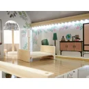 Domek dla lalek drewniany LULILO FLORO boho LED 78cm