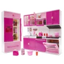 Mebelki dla lalek kuchnia 4 segmenty dźwięki LED 48cm