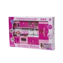 Mebelki dla lalek kuchnia 4 segmenty dźwięki LED 48cm