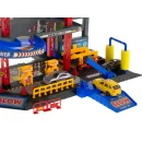 Parking samochodowy garaż wielopoziomowy piętrowy stacja benzynowa myjnia